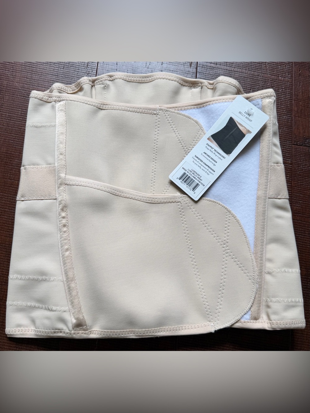 Belly Bandit Luxe Belly Wrap in Nude with Extender